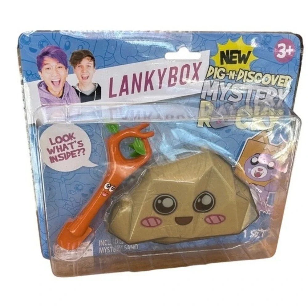 Bonkers Lanky Box Kids Dig-N-Discover Mystery Rocky Set NEW